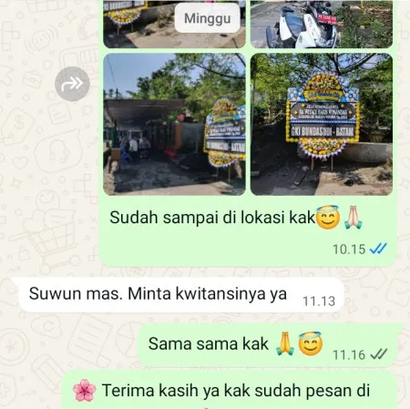 Pengiriman Papan Bunga Duka Sembukan Sidoharjo