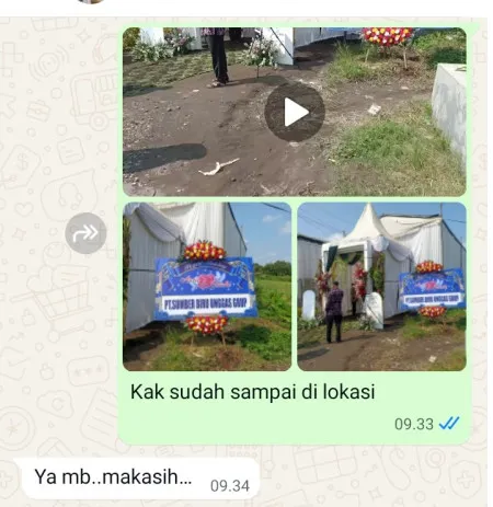 Pengiriman Karangan Bunga Sembukan Sidoharjo
