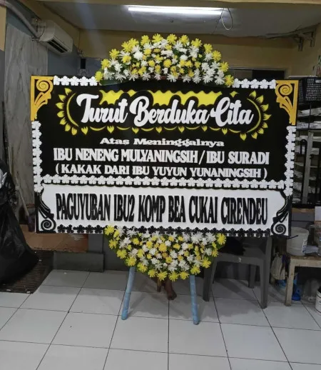 Papan Bunga Duka Sembukan Sidoharjo